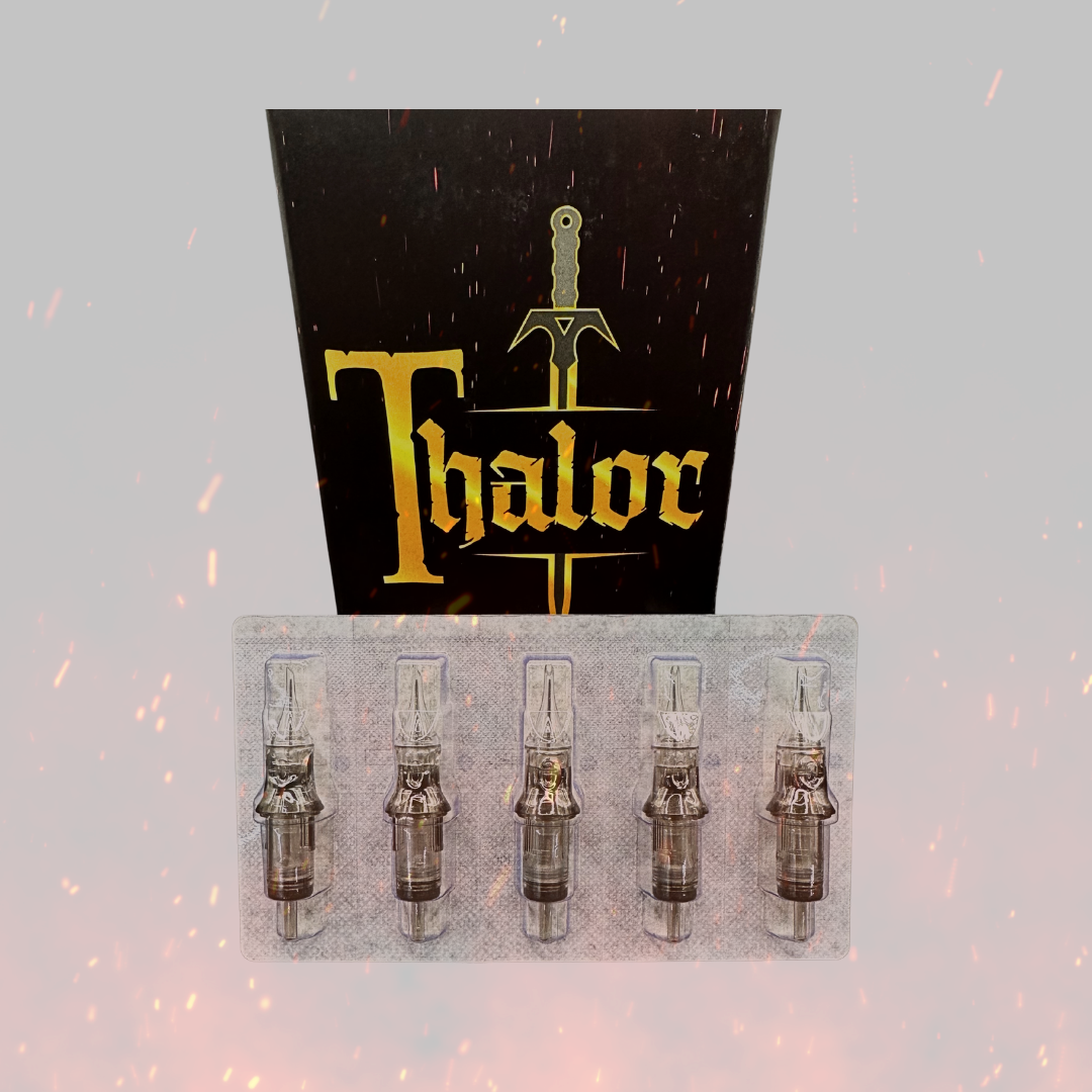 Inferno-Ink Thalor Standard Round Liner Tattoo Cartridge Needles – Box of 20