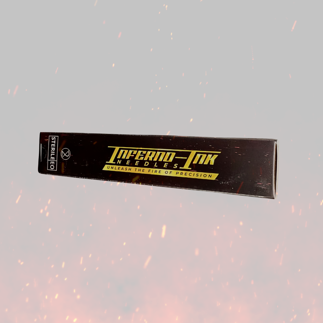 Inferno-Ink Thalor Bugpin Curved Magnum Tattoo Cartridge Needles – Box of 20